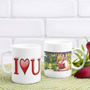 I Love U Valentines Day photo Coffee Mug