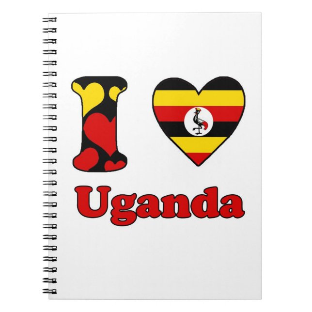 I love Uganda Notebook (Front)