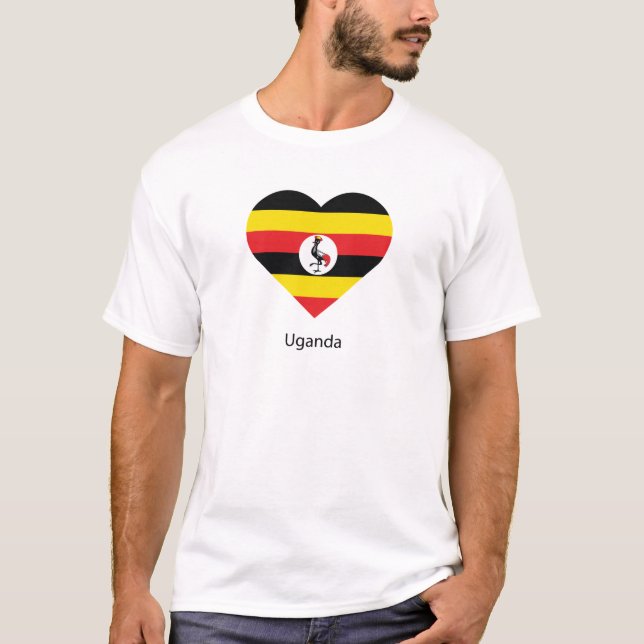 I Love Uganda T-Shirt (Front)