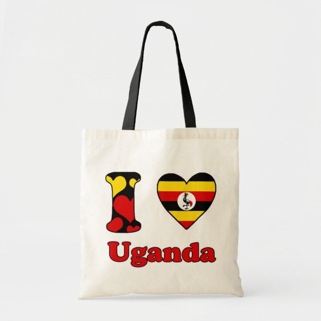 I love Uganda Tote Bag (Front)
