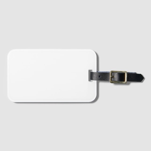 I Love UK Art Print Luggage Tag (Front Horizontal)