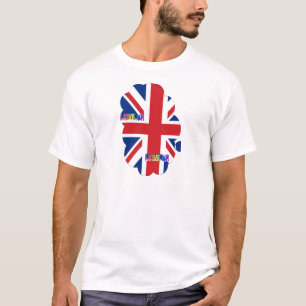 I Love UK Art Print T-Shirt