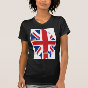 I Love UK Art Print T-Shirt