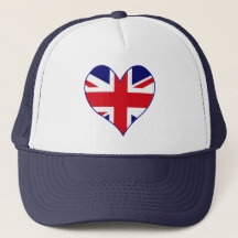I love UK flag cap