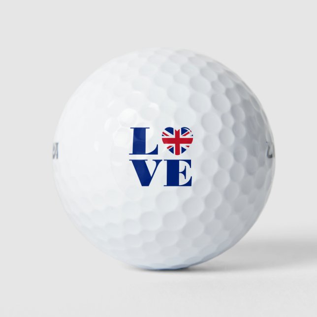 I love UK Golf Balls (Front)