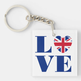 I love UK Key Ring