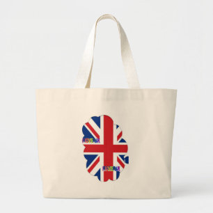 I LOVE UK LARGE TOTE BAG