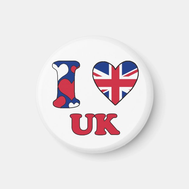 I love UK Magnet (Front)