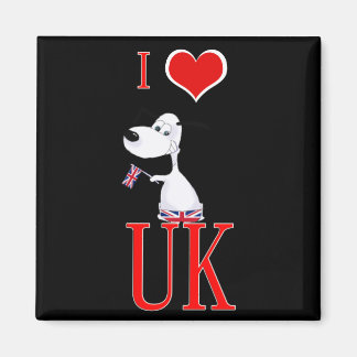 i love uk magnet