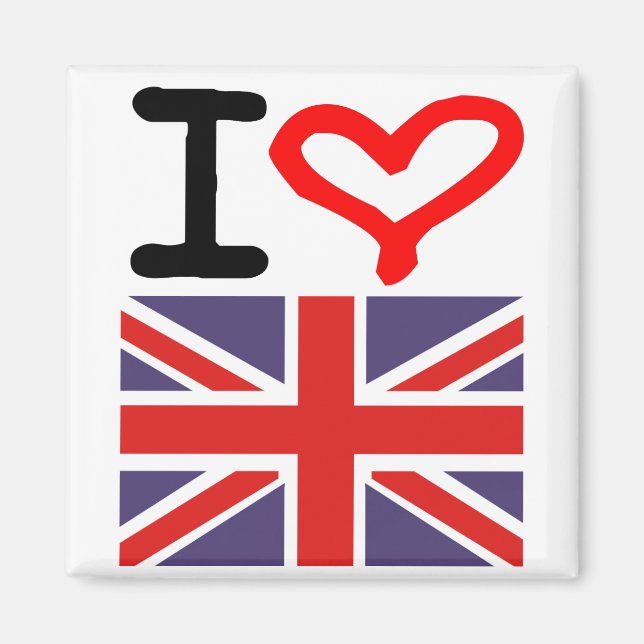 I love UK Magnet (Front)