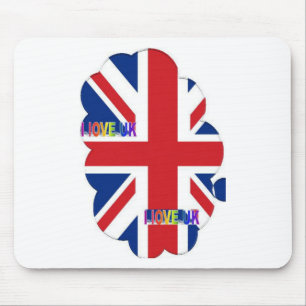 I LOVE UK MOUSE PAD