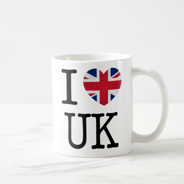 I Love UK Mug (Right)