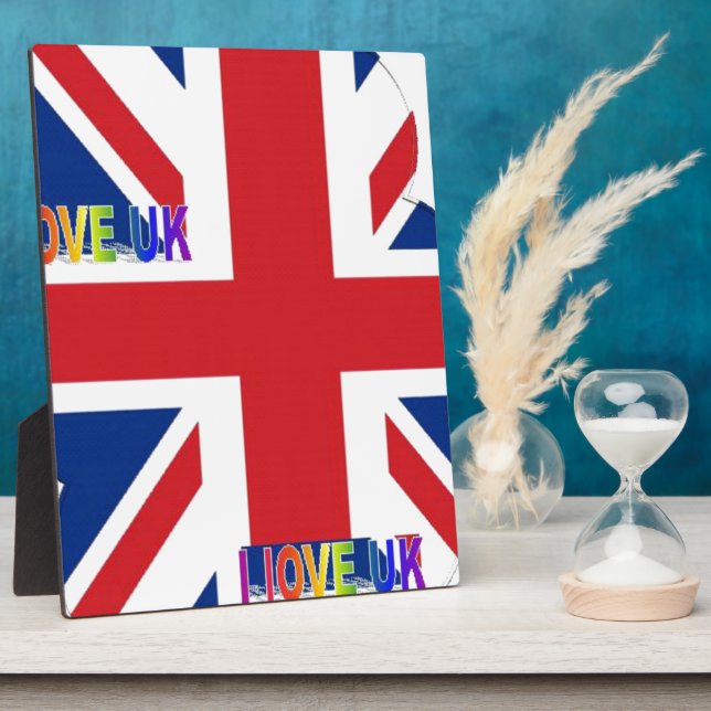 I LOVE UK PLAQUE (Side)