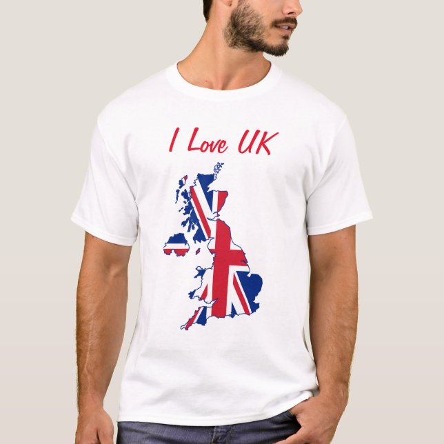 I Love UK T-Shirt (Front)