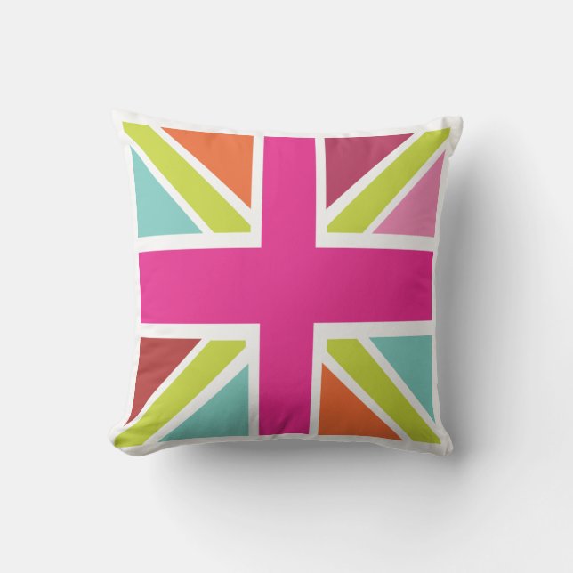 I love UK - Union Jack Cushion (Front)