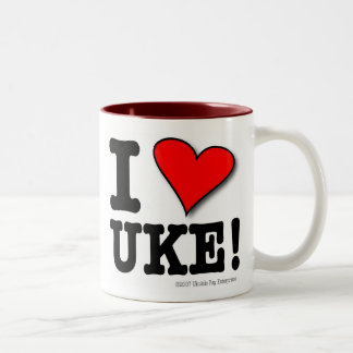 I LOVE UKE Designer Mug
