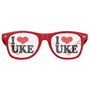 I Love Uke Party Shades