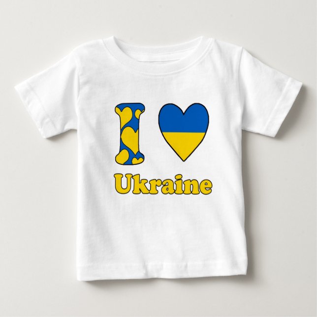 I love Ukraine Baby T-Shirt (Front)