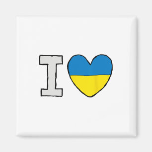 I Love Ukraine Magnet