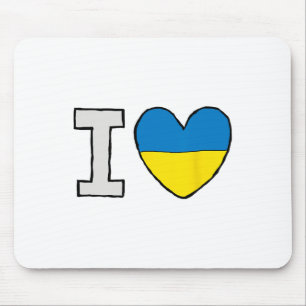 I Love Ukraine Mouse Pad