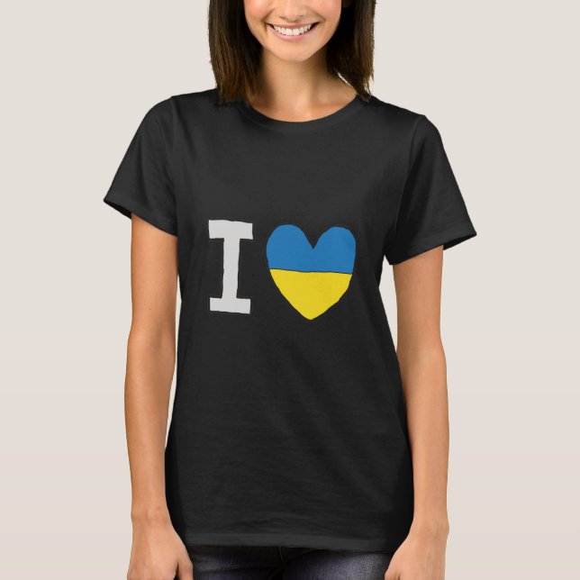I Love Ukraine T-Shirt (Front)