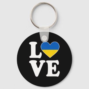 I Love Ukraine X Ukrainian Ukraine Key Ring