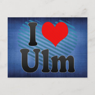 I Love Ulm, Germany Postcard