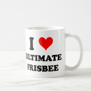 I Love Ultimate Frisbee Coffee Mug