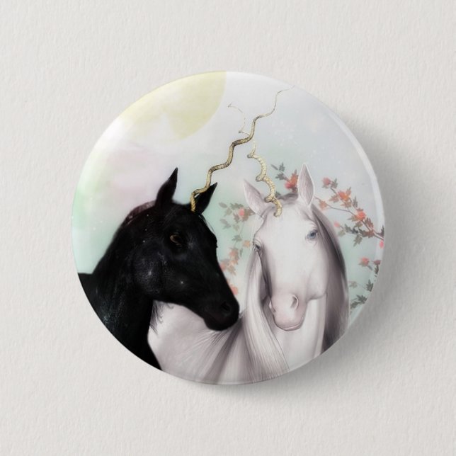I love Unicorns Button (Front)
