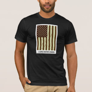 I love United States - Hope Ribbon Reusa - Vintage T-Shirt