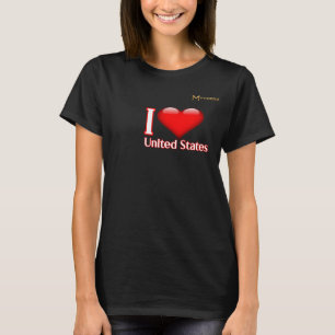 I Love United States T-Shirt