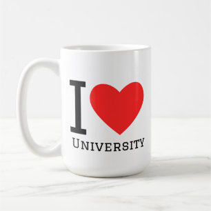 I love university coffee mug