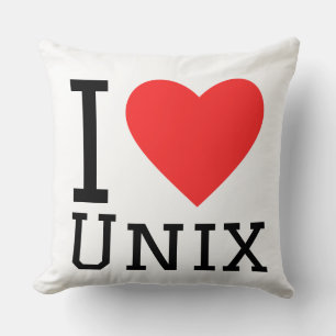 I love Unix Cushion