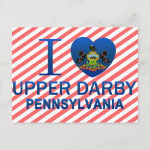 I Love Upper Darby, PA Postcard
