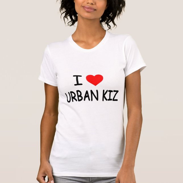 I Love Urban Kiz T-Shirt - Kizomba (Front)