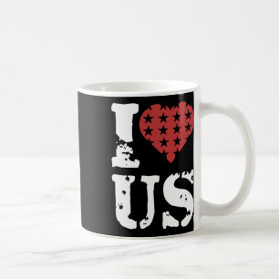 I Love Us 4th Of July Memorial Day Veteran Day Coffee Mug