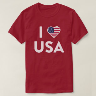 I Love USA America 250th Anniversary T-Shirt