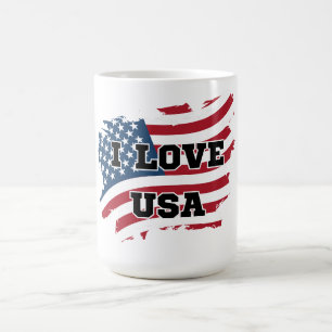 I Love USA Coffee Mug