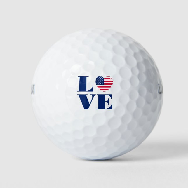 I love USA Golf Balls (Front)