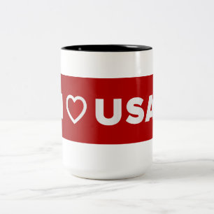 I Love USA Mug