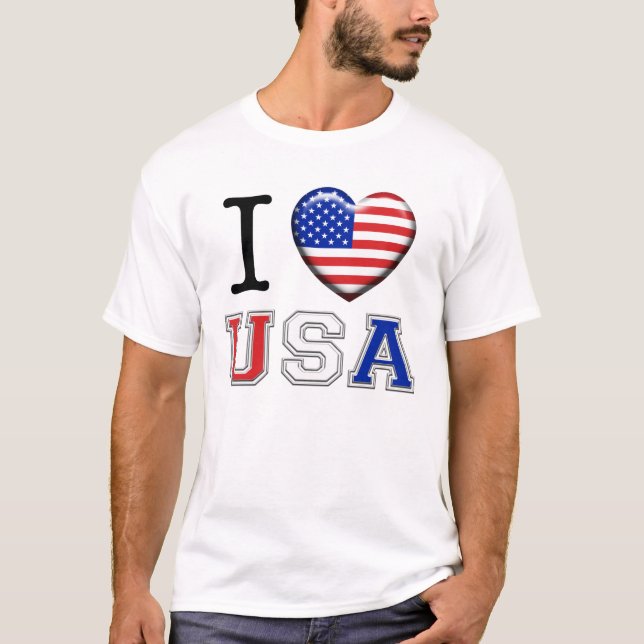 I love USA T-Shirt (Front)