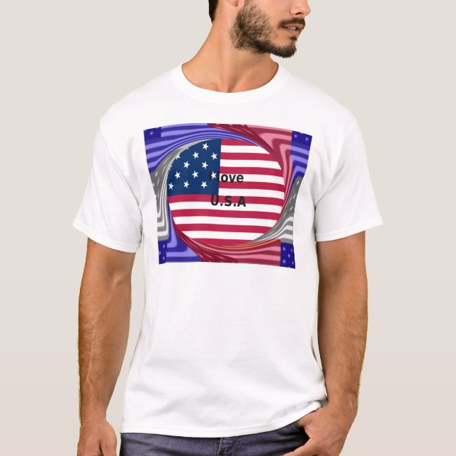 I LOVE USA T-Shirt (Front)