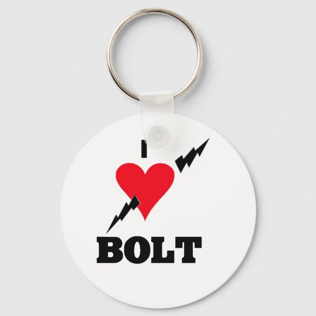 I love usain bolt key ring (Front)