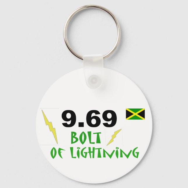 I love usain bolt - keychain (Front)