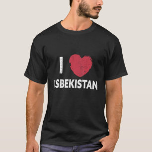 I love Uzbekistan I love Uzbekistan design T-Shirt