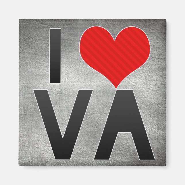 I Love VA Magnet (Front)