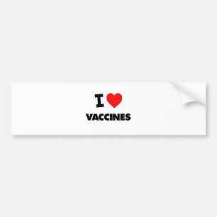 I love Vaccines Bumper Sticker