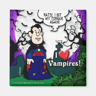 I Love Vampires Magnet