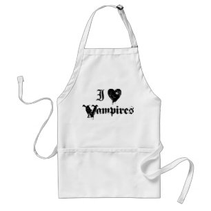 I Love Vampires Standard Apron