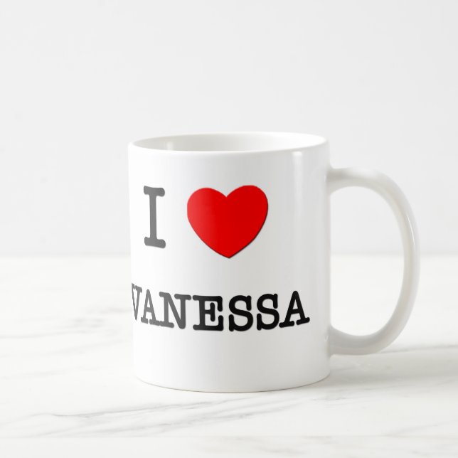 I Love Vanessa Coffee Mug (Right)